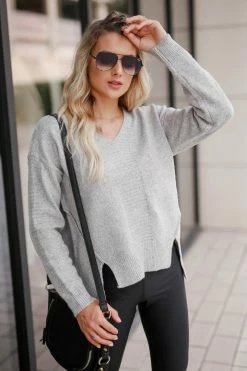 Newbury Kustom 1XL Hard To Get Pullover Sweater - Heather Grey