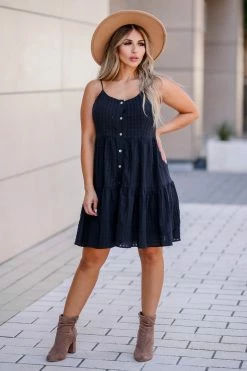 Newbury Kustom Medium Carefree Feeling Textured Dress - Black 12 Newbury Kustom Medium Carefree Feeling Textured Dress - Black