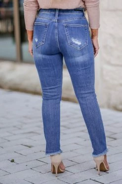 RISEN Cassidy Skinny Jean - Medium Wash