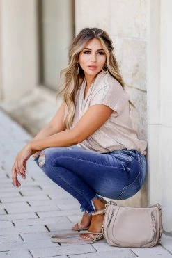 FL-01 Large CBRAND Power Grab Leopard Bodysuit - Champagne