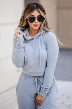 Mono B Small Stay Up Late Loungewear - Grey