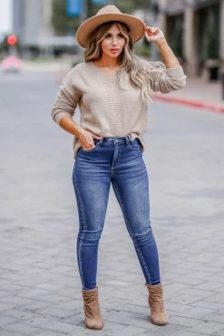 KAN CAN Cora High Rise Skinny Jeans - Dark Wash 16 KAN CAN Cora High Rise Skinny Jeans - Dark Wash