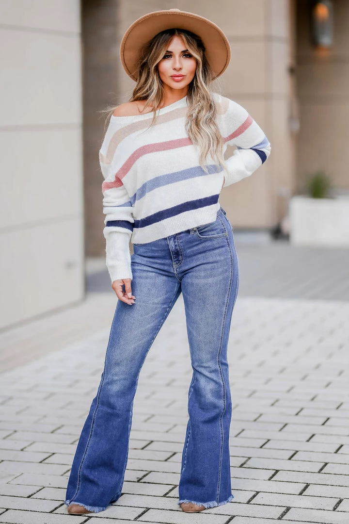 Newbury Kustom Better In Color Striped Sweater - Multi 2XL 5 Newbury Kustom Better In Color Striped Sweater - Multi 2XL