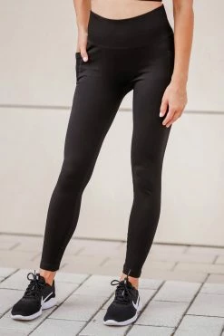 Mono B Power Up Ribbed Activewear - Black