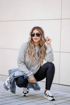 First Love Small Believe It Hooded Pullover - Heather Grey 10 First Love Small Believe It Hooded Pullover - Heather Grey