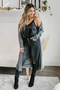 Andree Found My Forever Spotted Cami - Black