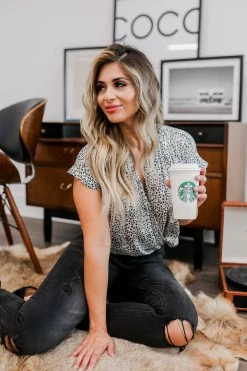 FL-01 Small CBRAND After Midnight Leopard Bodysuit - Ivory