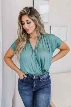 FL-01 2XL CBRAND After Midnight Bodysuit - Teal