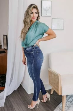 FL-01 2XL CBRAND After Midnight Bodysuit - Teal