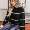 Newbury Kustom Time To Shine Striped Sweater - Black & Gold 2XL 2 Newbury Kustom Time To Shine Striped Sweater - Black & Gold 2XL