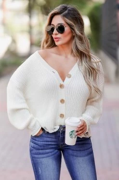 PR-01 1XL CBRAND Cloud Nine Sweater - Cream