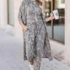FL-01 Small CBRAND Lap Of Luxury Loungewear - Olive Camo