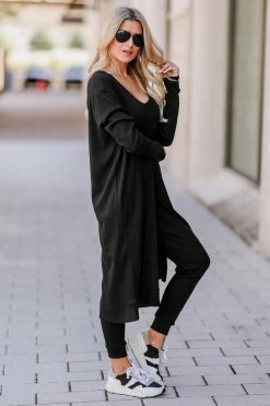 FL-01 CBRAND On Your Mind Cardigan - Black 8 FL-01 CBRAND On Your Mind Cardigan - Black