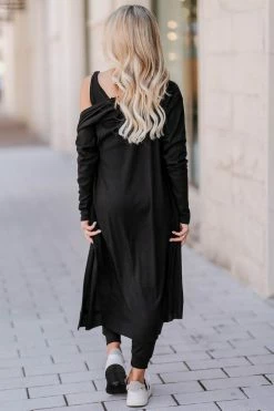 FL-01 CBRAND On Your Mind Cardigan - Black 9 FL-01 CBRAND On Your Mind Cardigan - Black