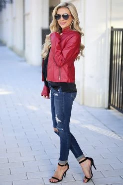 Tcec Ready For Take Off Jacket - Wine Small