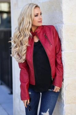 Tcec Ready For Take Off Jacket - Wine Small