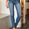 Bottoms KAN CAN Jess Distressed Skinny Jeans - Dark Wash