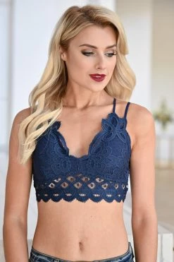 Day Dreamer Bralette - Navy Basics 8 Day Dreamer Bralette - Navy Basics
