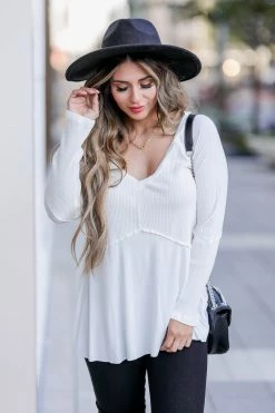 POL Pastel Sky Top - Ivory Small