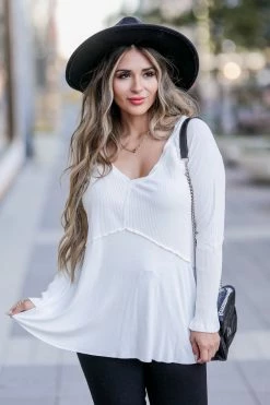 POL Pastel Sky Top - Ivory Small