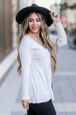 POL Pastel Sky Top - Ivory Small