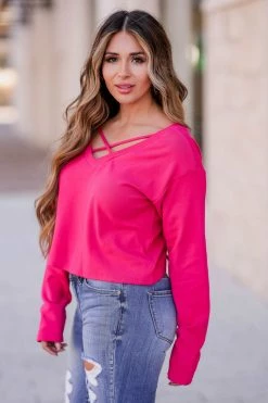 MA-01 CBRAND Have It Your Way Reversible Top - Magenta