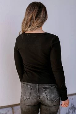 MA-01 Small CBRAND Sun Seeker Ribbed Long Sleeve Top - Black 11 MA-01 Small CBRAND Sun Seeker Ribbed Long Sleeve Top - Black