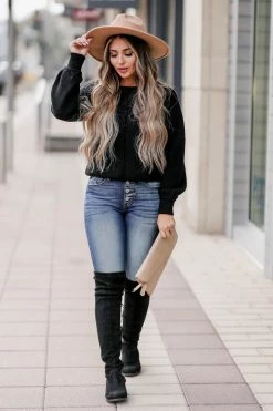 Newbury Kustom Keep The Peace Sweater - Black Small