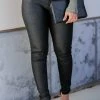 KAN CAN Remi Vegan Leather Pants - Black Bottoms