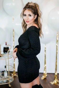 FL-01 Small CBRAND Fabled Beauty Mini Dress - Black