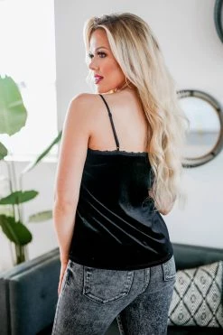 FL-01 CBRAND Fall In Love Lace Trim Cami - Black Small 11 FL-01 CBRAND Fall In Love Lace Trim Cami - Black Small