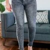 Bottoms KAN CAN Gracie Raw Hem Jeans - Vintage Black
