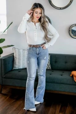 MA-01 CBRAND Warm Me Up Long Sleeve Bodysuit - White Large