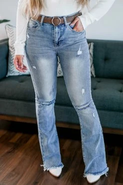 RN RISEN Della Flare Jeans - Light Wash 15 RN RISEN Della Flare Jeans - Light Wash