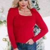 PR-01 CBRAND Sew In Love Sweater - Red Small 1 PR-01 CBRAND Sew In Love Sweater - Red Small
