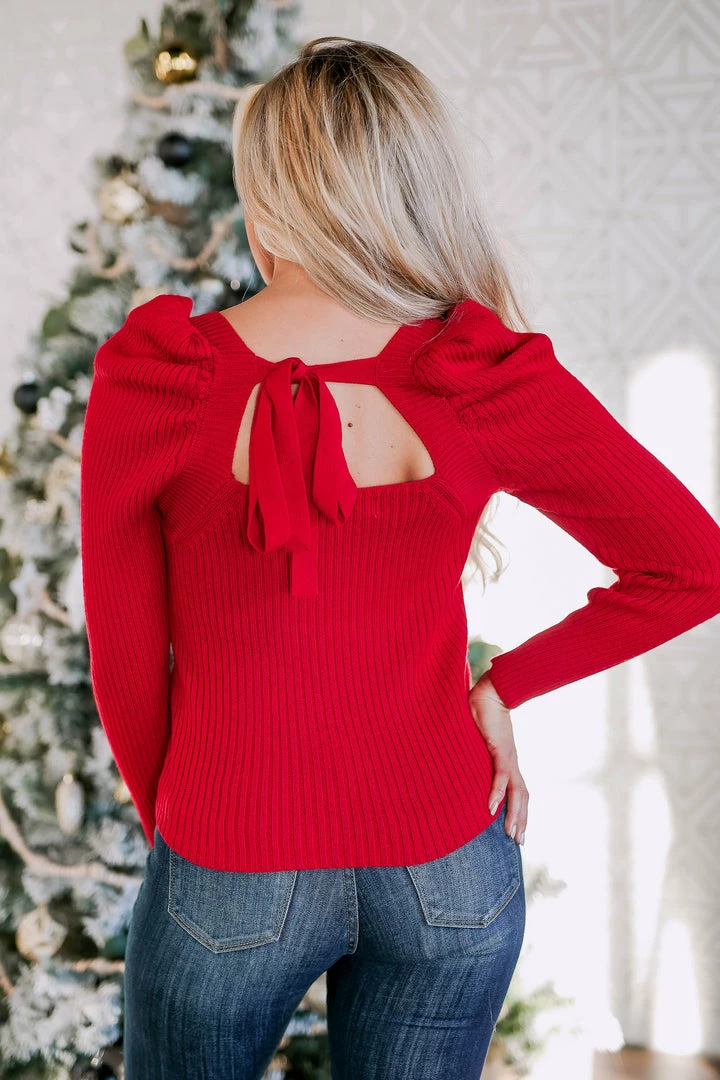 PR-01 CBRAND Sew In Love Sweater - Red Small 4 PR-01 CBRAND Sew In Love Sweater - Red Small