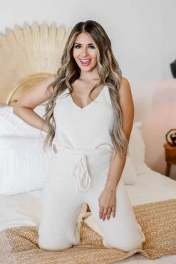 MA-01 CBRAND Hitting Snooze Loungewear - Cream Small