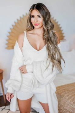 MA-01 CBRAND Hitting Snooze Loungewear - Cream Small