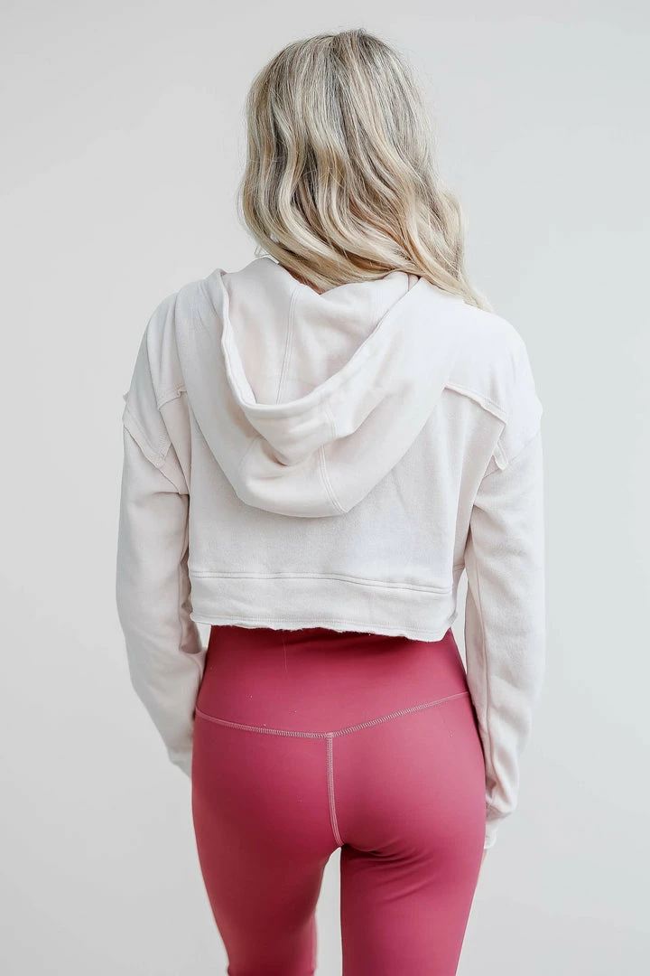 Mono B Get It Together Cropped Hoodie - Natural Small 7 Mono B Get It Together Cropped Hoodie - Natural Small