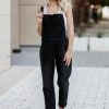 RN New Arrivals RISEN Valentina Distressed Overalls - Black