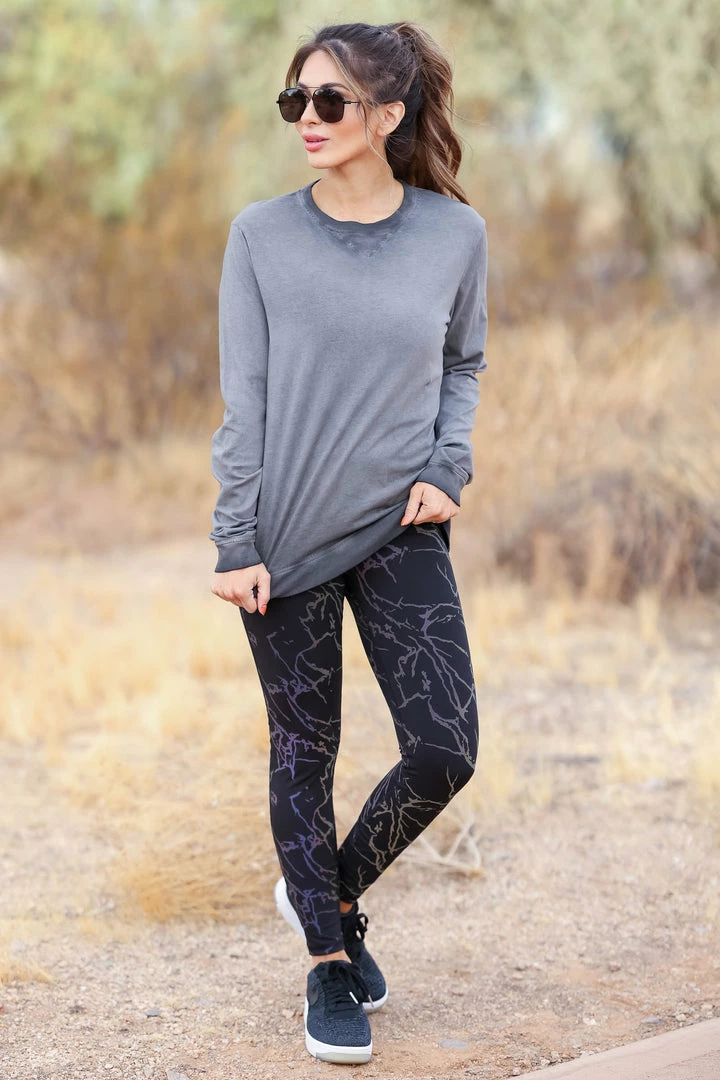 Mono B Small When Lightning Strikes Reflective Activewear - Black 7 Mono B Small When Lightning Strikes Reflective Activewear - Black