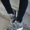 SLL Gone For Now Wedge Sneakers - Camo