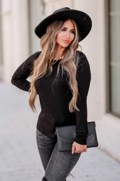 FL-01 CBRAND In This Together Top - Black Small