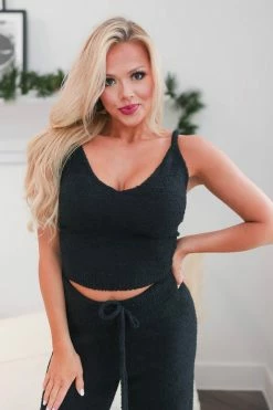 MA-01 Large CBRAND Hitting Snooze Loungewear - Black