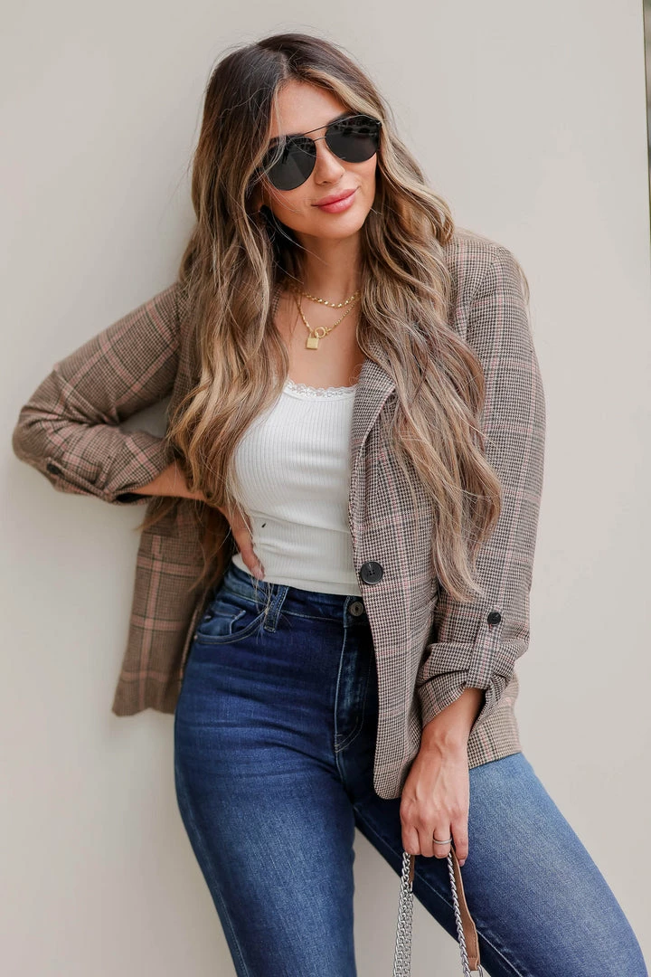 PR-01 CBRAND This Feels Right Blazer - Mocha 4 PR-01 CBRAND This Feels Right Blazer - Mocha