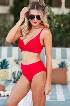 MA-01 CBRAND Punta Mita Bikini - Red Small