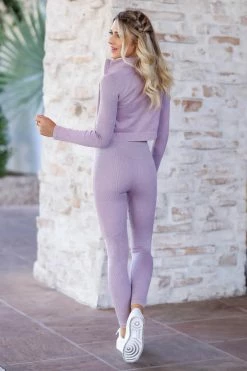 Mono B Set The Scene Activewear - Lilac