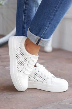 SLL On The Move Platform Sneakers - White Shoes