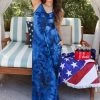 NX Dresses Pacific Ocean Maxi Dress - Navy