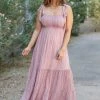VB The Feelings Are Real Maxi Dress - Rose